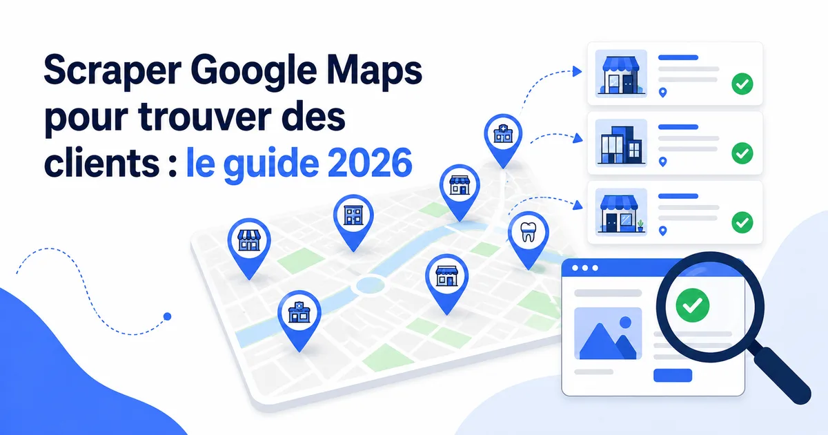 Scraper Google Maps pour trouver des clients en agence web : légalité, outils et workflow 2026