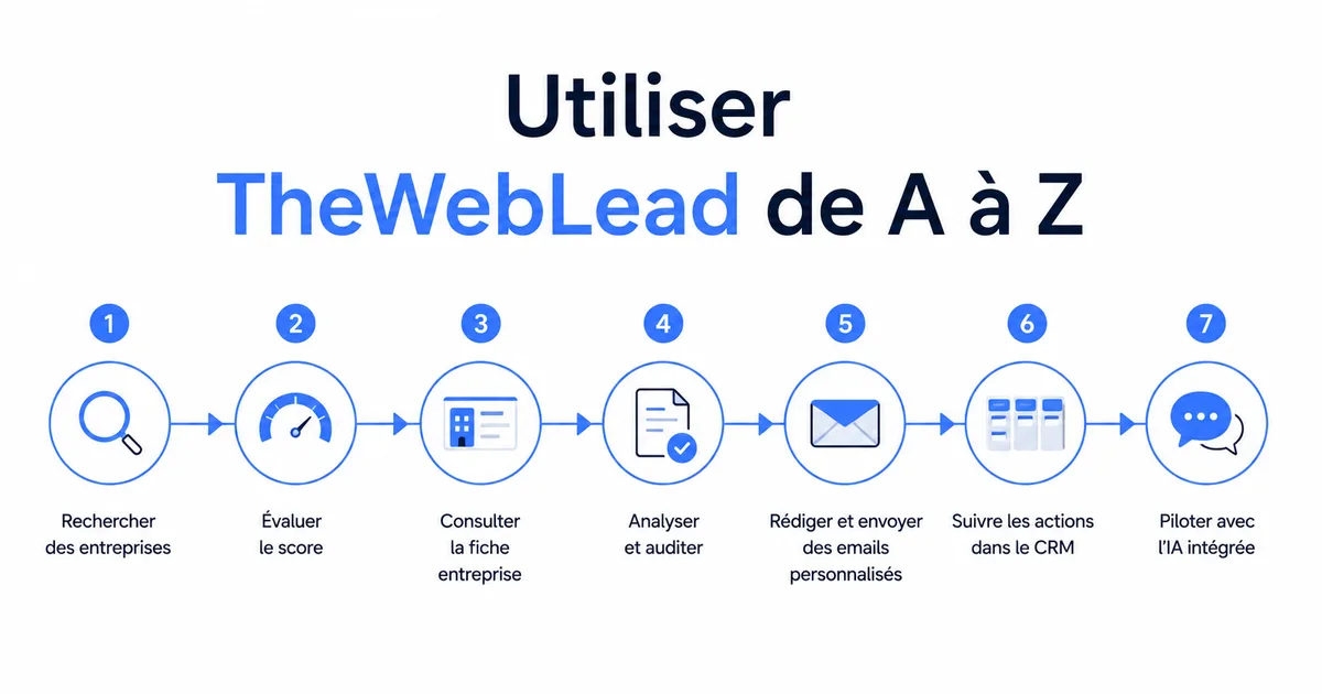Utiliser TheWebLead de A à Z : le guide complet